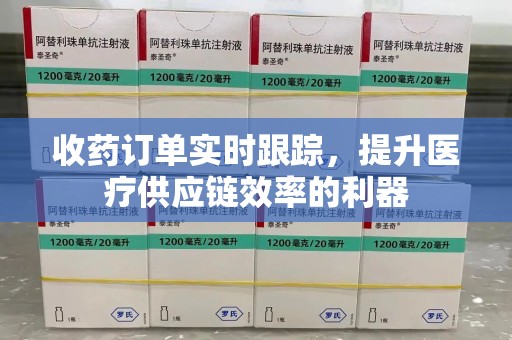 重庆收药订单实时跟踪，提升医疗供应链效率的利器